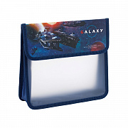 папка для тетрадей 2 отделения, а5, artspace "galaxy", 230*215*40мм, пластик, на липучке