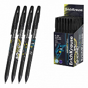 ручка шариковая erichkrause r-301 stick&grip sport dna 0.7, синий 61006