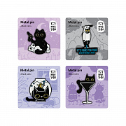 значок металлический meshu "black cats", эмаль ms_60346