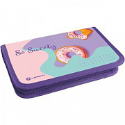 пенал lamark so sweety, 1 отд., 130х200х30 мм, печать по ткани, на молнии