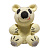 набор для вязания игрушки "белый мишка айсберг" 15х10 см 3418782