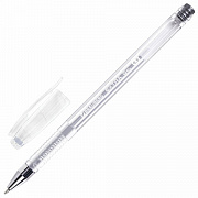 ручка гелевая brauberg "extra silver", 0,5 мм, серебро 143913