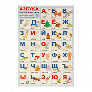 плакат "азбука логопедическая" 34х49 см
