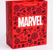 пакет ламинат вертикальный "marvel", мстители, 23х27х11,5 см