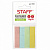 закладки бумажные 50*12 4цв*25л staff 127147 пастель