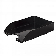 лоток горизонтальный brauberg "office style", 320х245х65 мм, черный, 237286