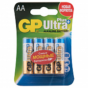 gp ultra plus, aa (lr06, 15а), 4шт/уп gp 15aup-2cr4