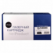 тонер-картридж netproduct (n-clt-m406s) для samsung clp-360/365/368/clx-3300/3305, m, 1k