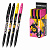 ручка шариковая erichkrause r-301 stick positive vibe 0.7, синий 60968 