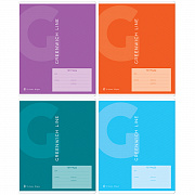 тетрадь 12л. линия greenwich line. серия "color theory", 80г/м2