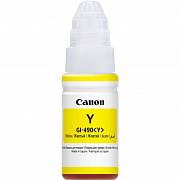 чернила canon gi-490y pixma g1400/2400/3400, 70мл (о) жёлтые 0666c001