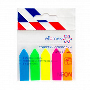 закладки пластиковые 45*12 5цв*20л attomex 2011700 стрелки