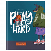 дневник 1-11 кл. 40л. (твердый) bg "play hard",глянцевая ламинация
