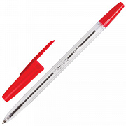 ручка шариковая brauberg line красный 1,0мм 141341