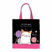 сумка-шоппер artspace"meow", 31*39см, с карманом
