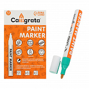 маркер-краска calligrata 4мм зеленый 711380