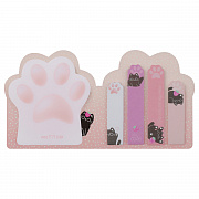флажки-закладки и самоклеящиеся блоки в наборе meshu "keep cute", 20л*5 цветов, европодвес
