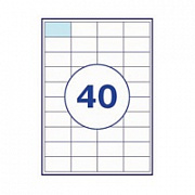 бумага самоклеящаяся а4 40 делений mega label 50*28.5 100л/уп