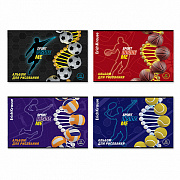 альбом для рисования 12л. а4 на скрепке erichkrause sport dna