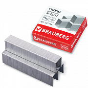 скобы №23/17 brauberg 221164