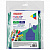 набор для уроков труда пифагор: клеёнка пвх зеленая, 69х40 см, фартук и нарукавники синие, 227060