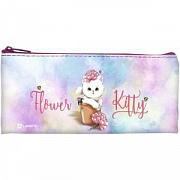 косметичка lamark "flower kitty", 1 отд., на молнии, 19,5х7,5 см