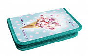 пенал sweet bouquet, 1отд. 130х200х30мм, на молнии, доп.вкладыш, покрытие soft touch pb0055-01