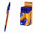 ручка шариковая erichkrause slender stick orange super glide technology 0.7мм синий 63089