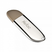 флеш-диск 32gb netac u352, usb 2.0, металлический корпус, серебристый, nt03u352n-032g-20pn
