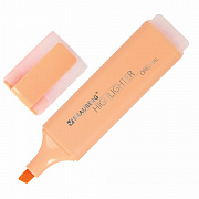 текстовыделитель brauberg "original pastel", персиковый, линия 1-5 мм, 151696
