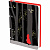 тетрадь на кольцах а5, 100л., meshu "little red", картон, матовая ламинация, тиснение фольгой