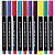 набор капиллярных ручек 10 цветов luxor "mini fine writer 045" 0,8мм, 15300m/10wt