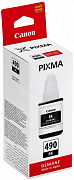 чернила canon gi-490bk pixma g1400/2400/3400, 135мл (о) черные 0663c001
