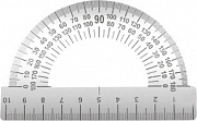 транспортир 180/10см металлический