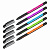 ручка шариковая berlingo "color zone stick" синяя, 0,7мм, прорезиненный корпус ассорти