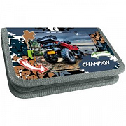 пенал lamark champion, 1 отд., 115х205х30 мм, на молнии, покрытие soft touch