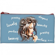 косметичка lamark "makeup" серии красотки,1 отд., на молнии, 19,5х10,5 см