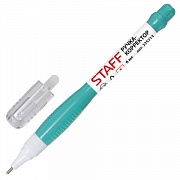 ручка-корректор staff "college", 6 мл, метал.наконечник 225213
