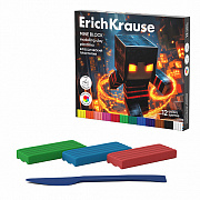 пластилин 12цв.192гр. erichkrause mine block +стек