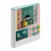 тетрадь на кольцах а5, 120л., 7бц, artspace "офис. office style", глянцевая ламинация