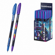 ручка шариковая erichkrause neo® stick cyber game 0.7, super glide technology, синий 61016