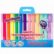 набор выделителей юнландия "colorstar" 12шт/уп линия 1-4мм 151718