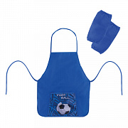 фартук с нарукавниками пифагор, 44x55 см, 1 карман, дизайн на кармане, "football", 270194