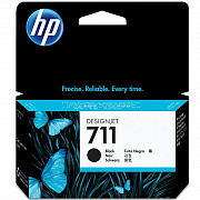 картридж hp dj t120/t520 (o) cz133a, №711, bk, 80мл