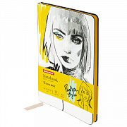 блокнот а5 (143x210 мм), brauberg vista "fashion style", под кожу, гибкий, 80 л., 112067