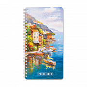 телефонная книга а5, 80л., на гребне officespace "живопись. riviera", с высечкой
