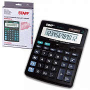 калькулятор 12-разр. staff stf-888-12 200*150мм 250149