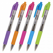 ручка шариковая авт. brauberg instinct синий 0.7мм 141548 грип