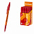 ручка шариковая erichkrause slender® stick orange 0.7, super glide technology, красная 63091