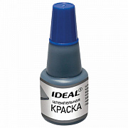 краска штемпельная trodat ideal синий 24 мл, на водной основе, 7711с, 153079